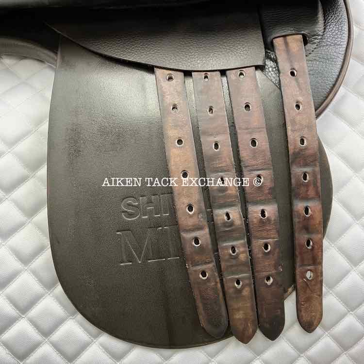 2015 Shively MMX Cut-Back Saddle Seat Show Saddle, 21" Seat, Adjustable Stirrup Bars