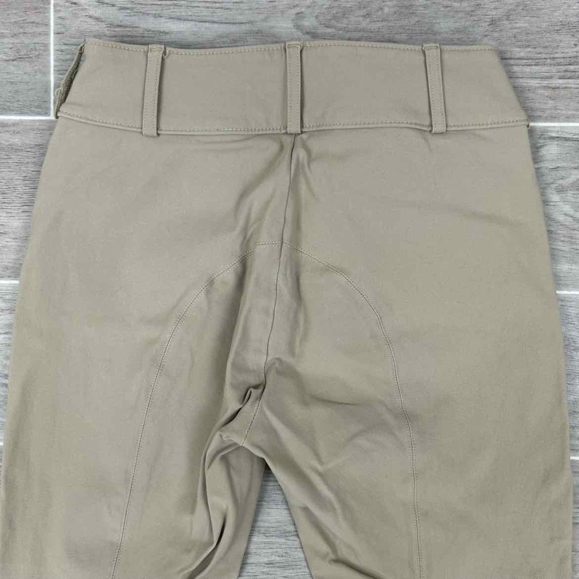 Tailored Sportsman Trophy Hunter Knee Patch Sock Bottom Breeches, Size 24