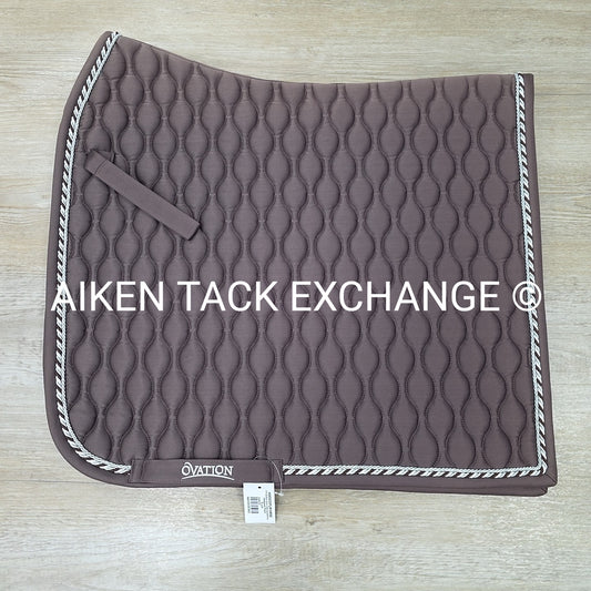 Ovation Quilted Satin Dressage Saddle Pad, Size Horse