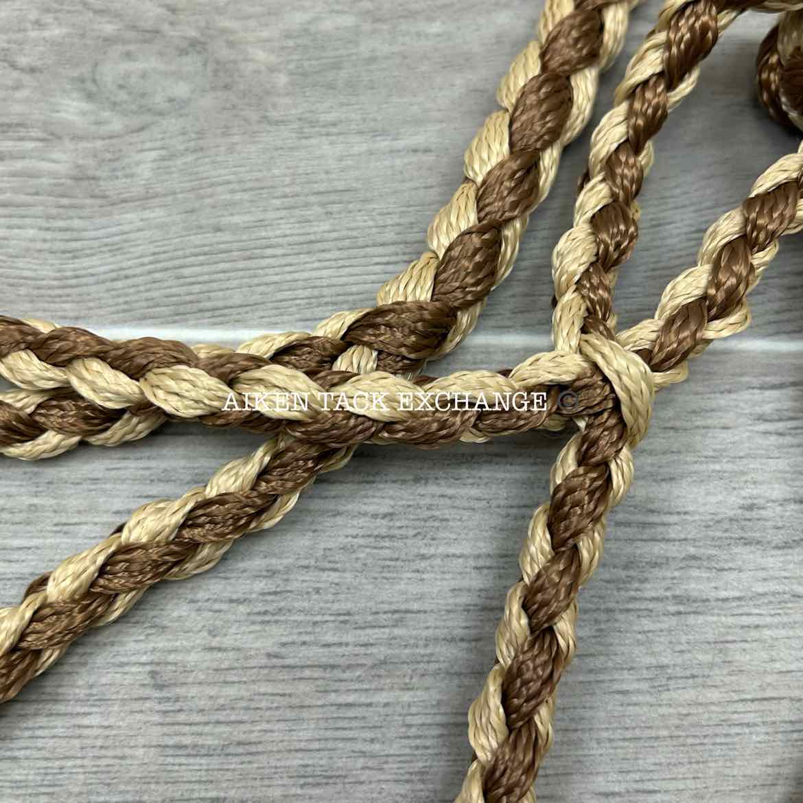 Braided Rope Halter with Lead