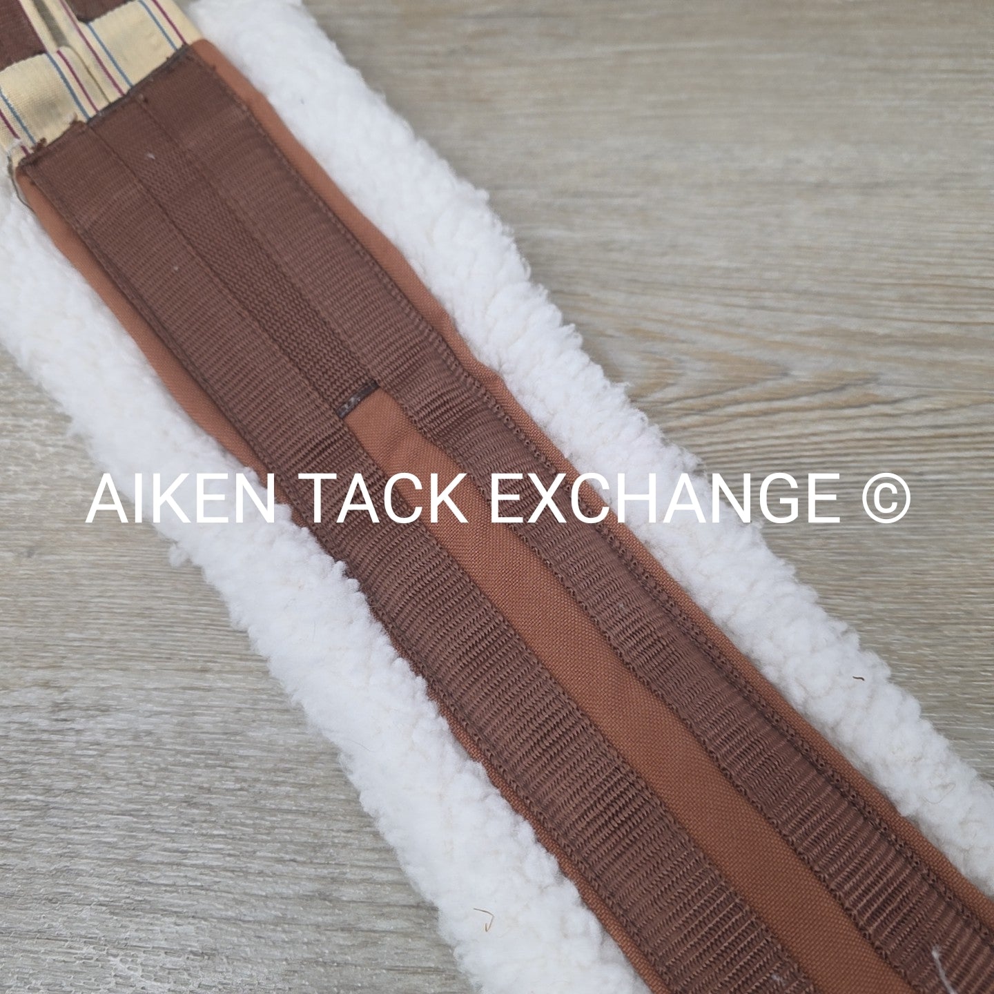 Toklat Fleece Girth with Double End Elastic, Brown, 52"