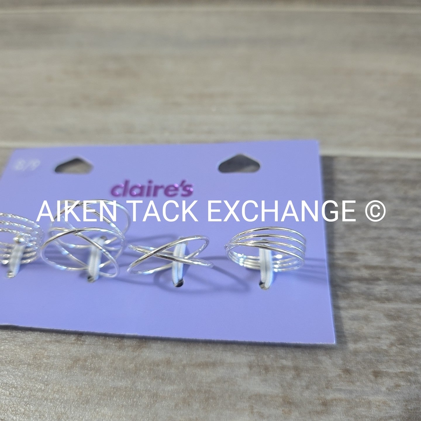 Claire's Ring Set (4) - Size 8/9