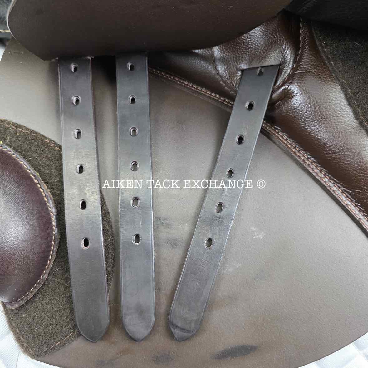 2020 Stubben Phoenix Elite Jump Saddle, 17.5" Seat with Biomex, 28cm Tree - Medium, Wool Flocked Panels