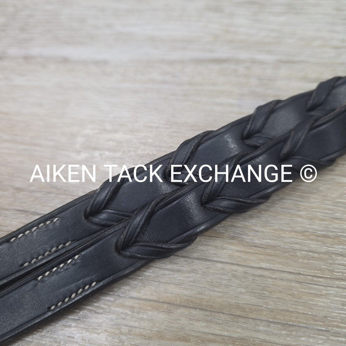 Plain Laced Reins, Brown, 54"