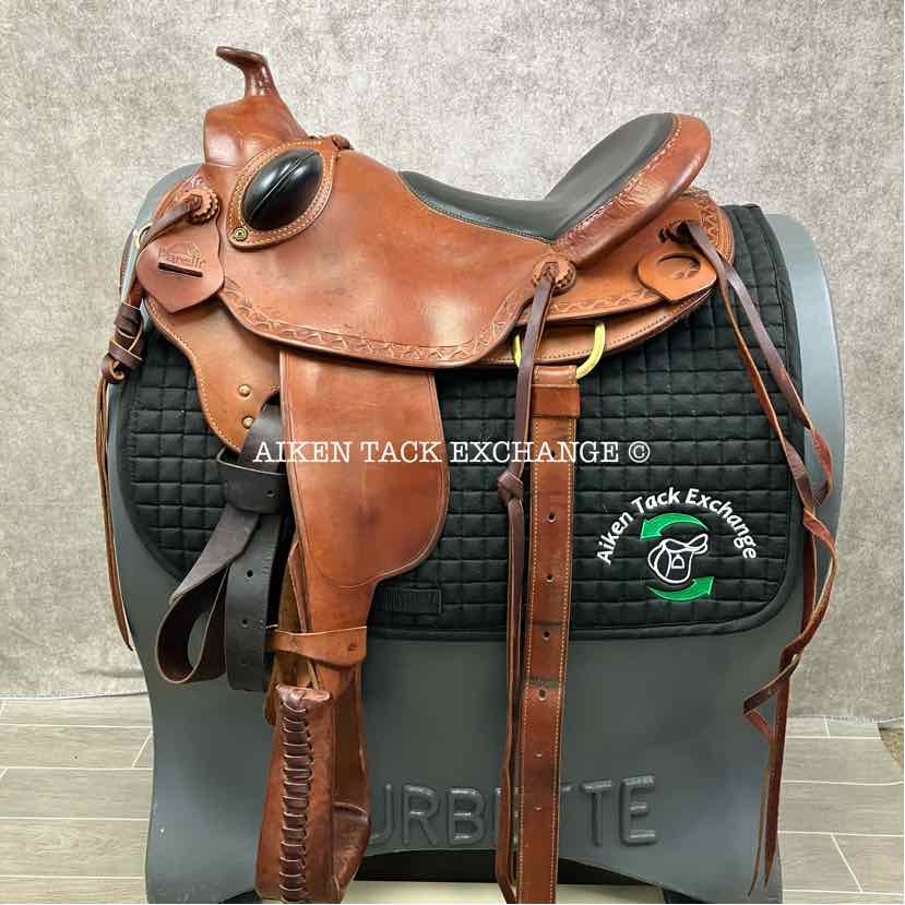 **SOLD** 2016 Parelli Western Saddle, 16.5" Seat, Wide Tree - Full QH Bars