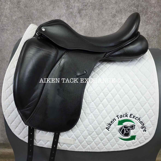 2018 Custom Saddlery Signature Steffen's Advantage Monoflap Dressage Saddle, 19" Seat, Adjustable Tree, Wool Flocked Panels