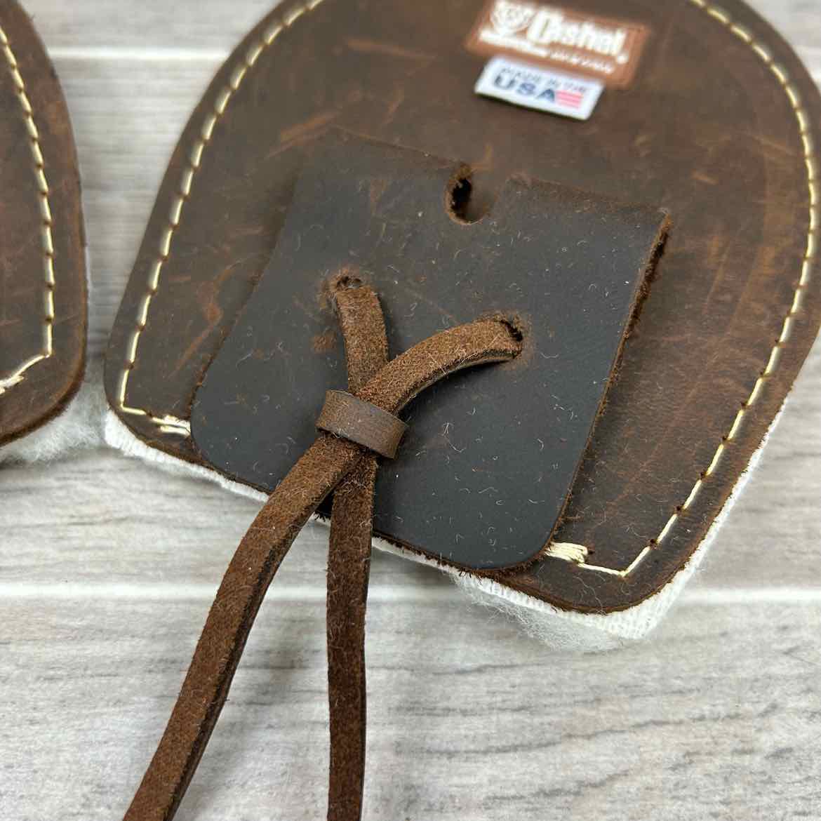Cashel Fleece Ring Master Cinch Protectors, Brown, Set of 2
