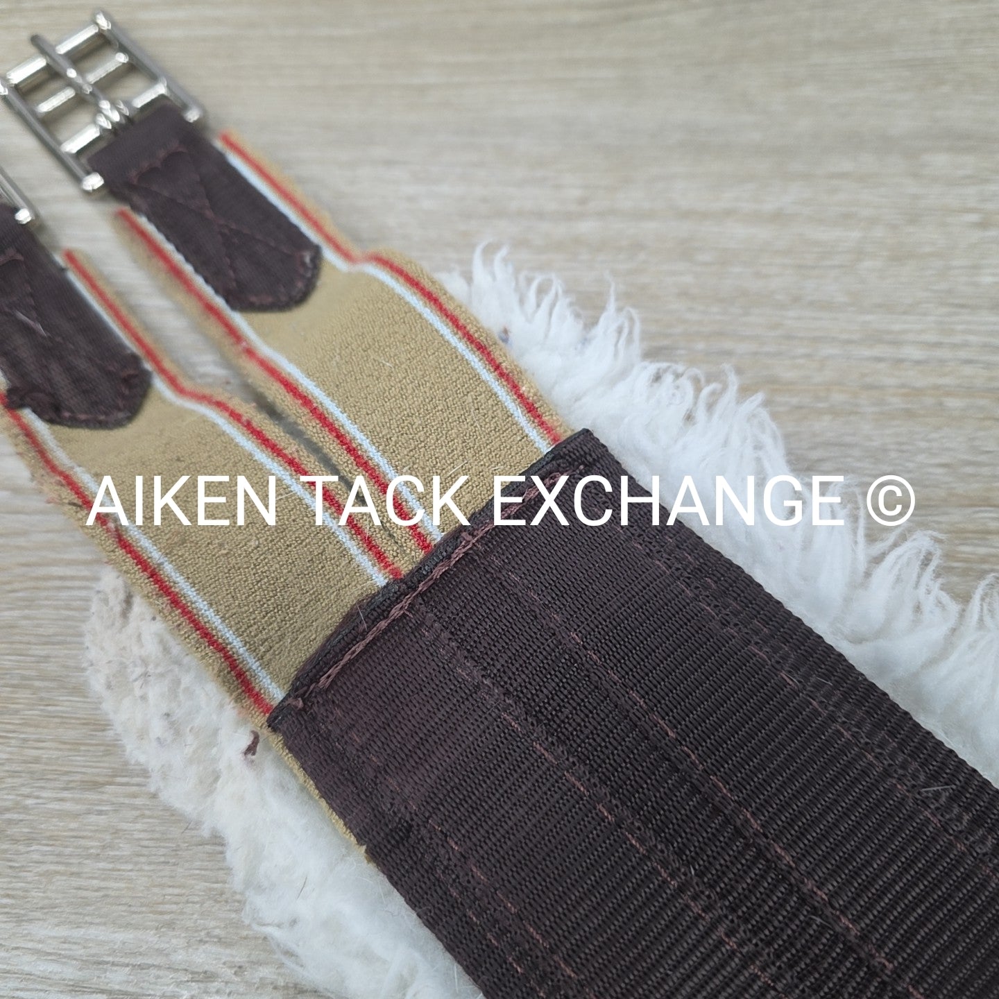 Ovation Fleece Lined Double End Elastic Girth, 52"