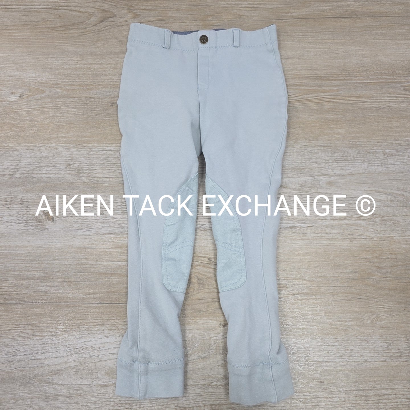 TuffRider Cotton Embossed Knee Patch Pull On Jods, Size 8