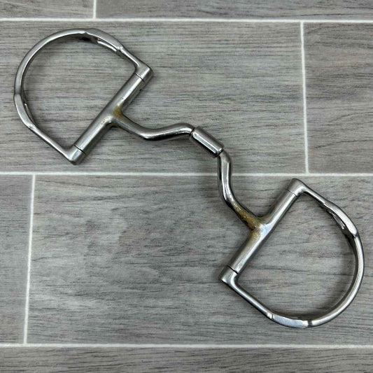 Myler 3 3/8" Medium English Dee with Hooks & Low Medium Wide Ported Barrel MB 33