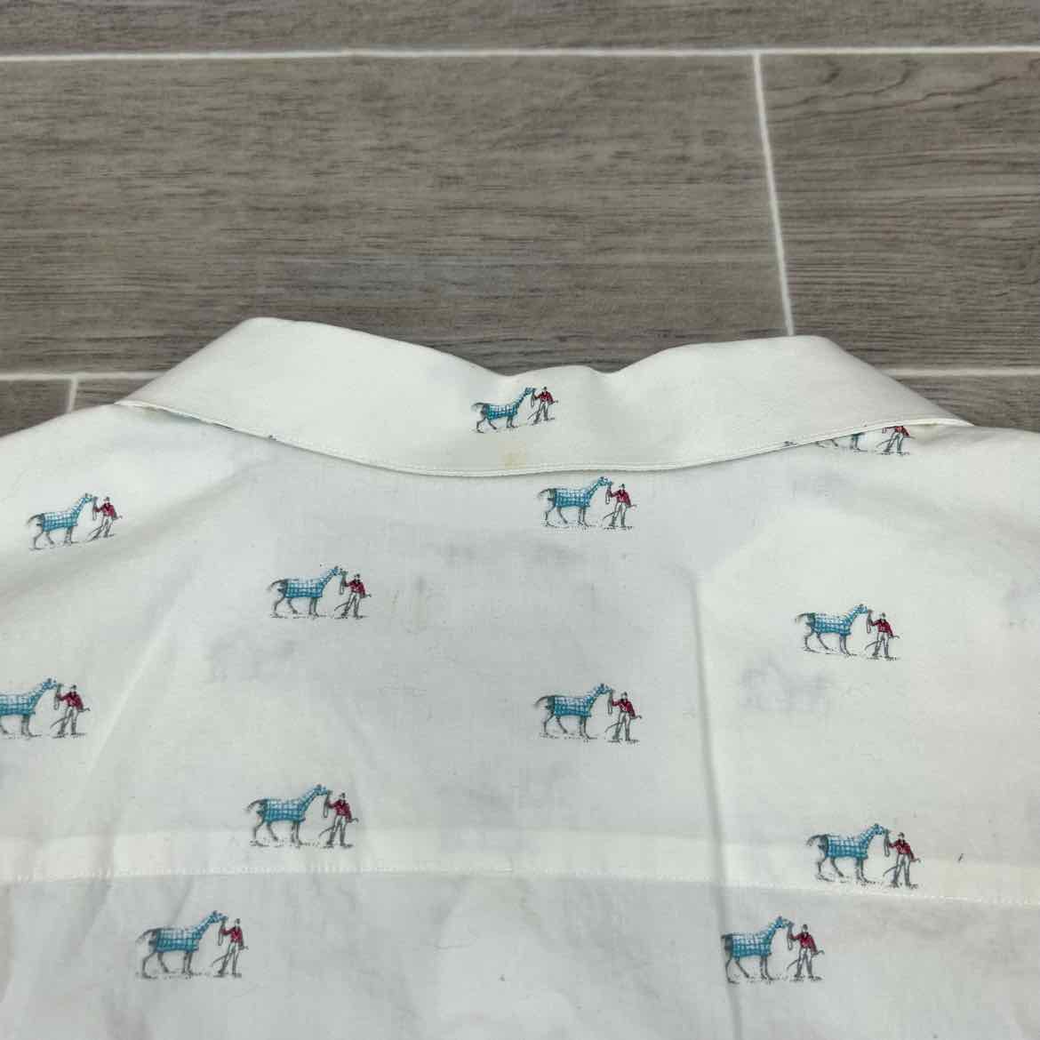 Bar III Long Sleeve Button Up Top, Size Large
