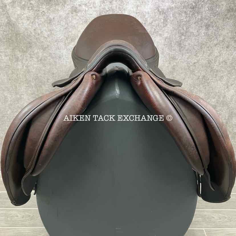 Bruno De Heusch - BDH Close Contact Jump Saddle, 17" Seat, Medium Tree, Foam Panels