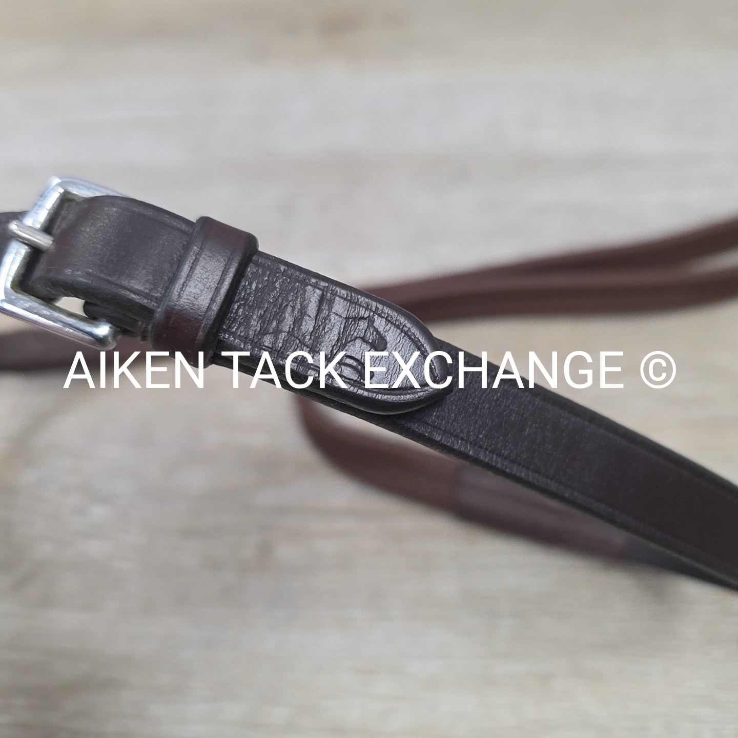 Schockemohle Rubber Reins, Brown, 56"