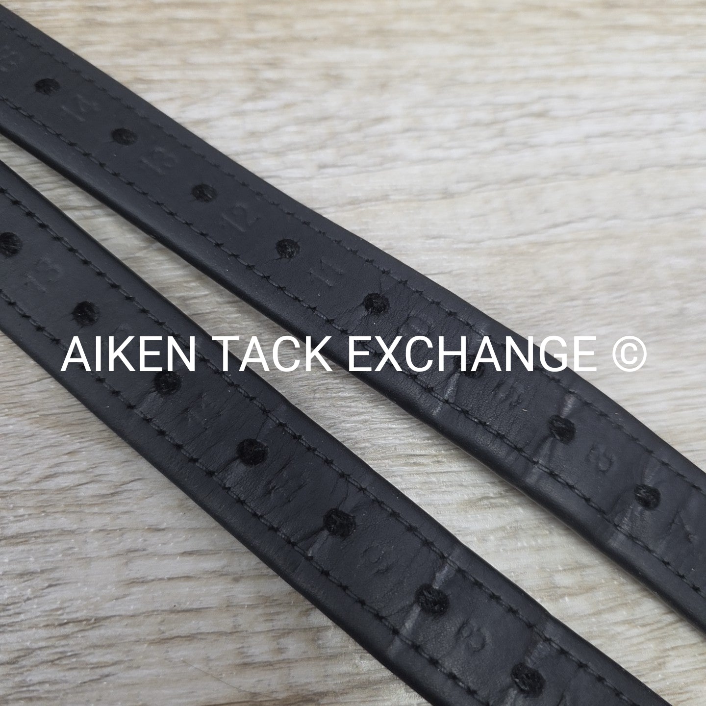 Amerigo Stirrup Leathers, Black, 60"