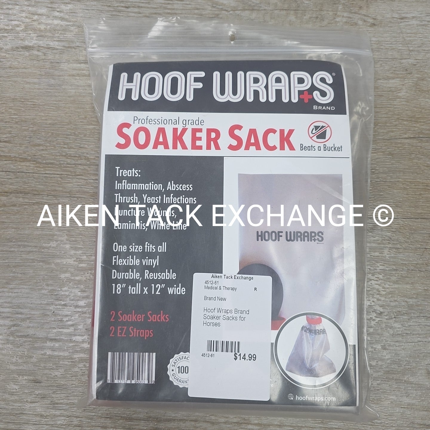 Hoof Wraps Brand Soaker Sacks for Horses