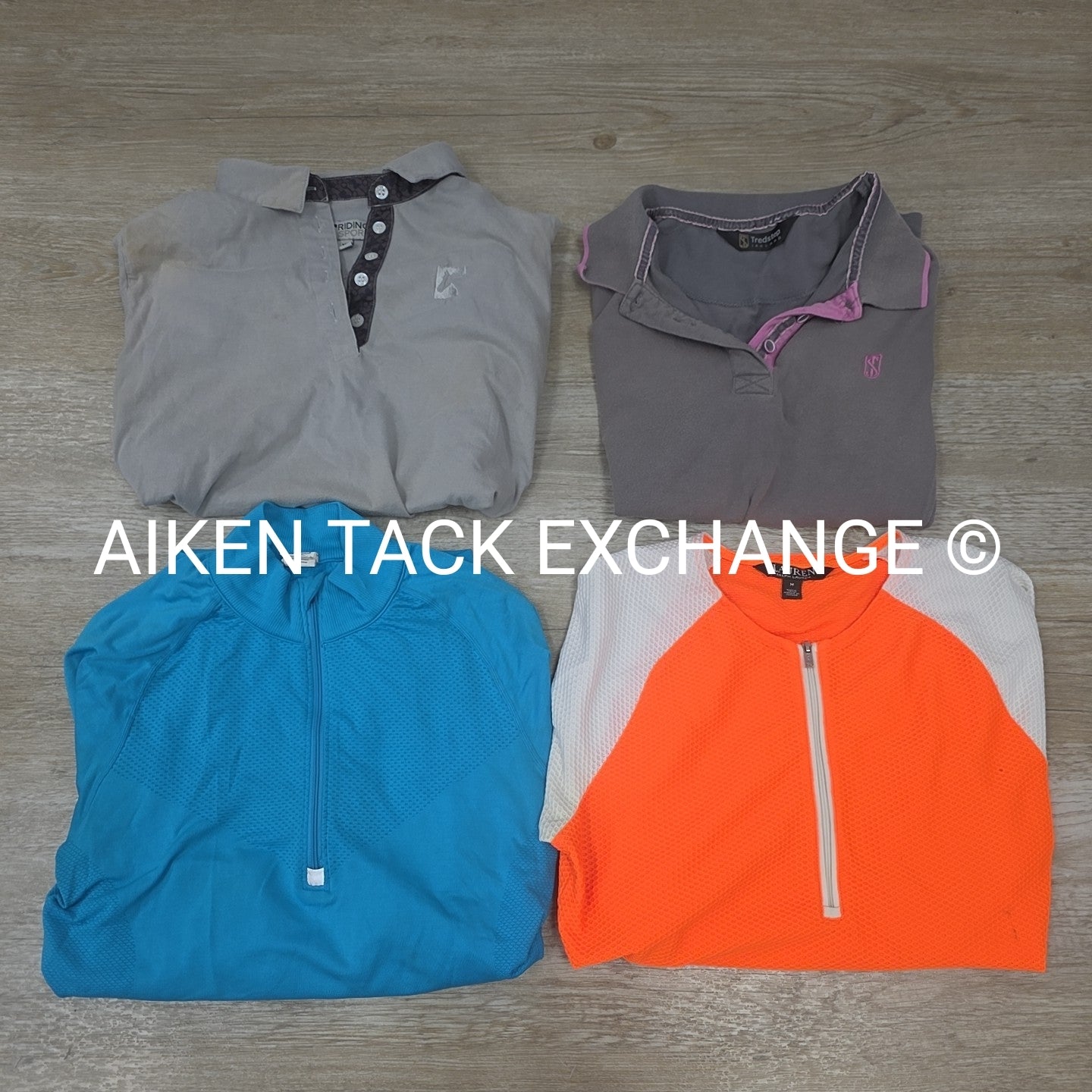 BARGAIN BUNDLE: 2 Long Sleeve Tops & 2 Short Sleeve Tops, Size Large