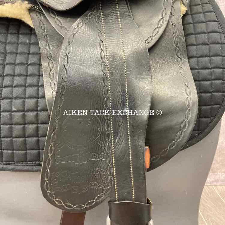 2012 Trevor James Northern Champion Drafter Australian Endurance Saddle, 16" Seat, Wide Tree - Full QH Bars