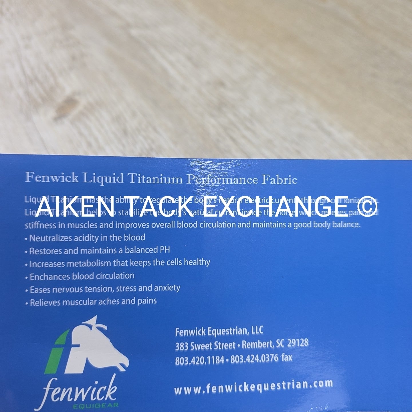 Fenwick Equestrian LT Liquid Titanium Therapeutic Quarter Sheet, Size Medium