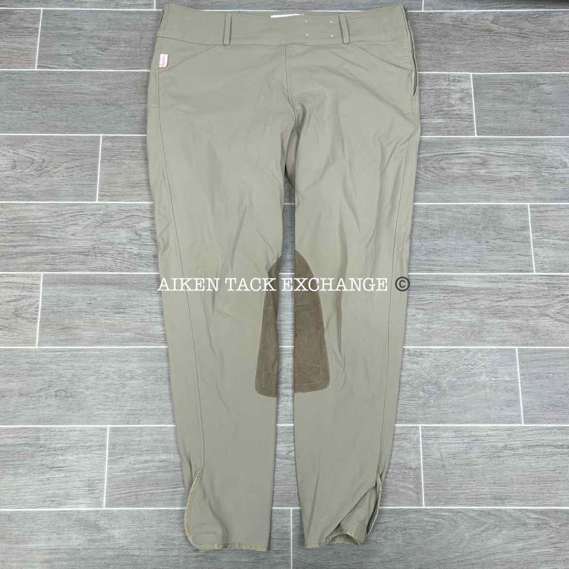 Tailored Sportsman Trophy Hunter Knee Patch Breeches, Size 34