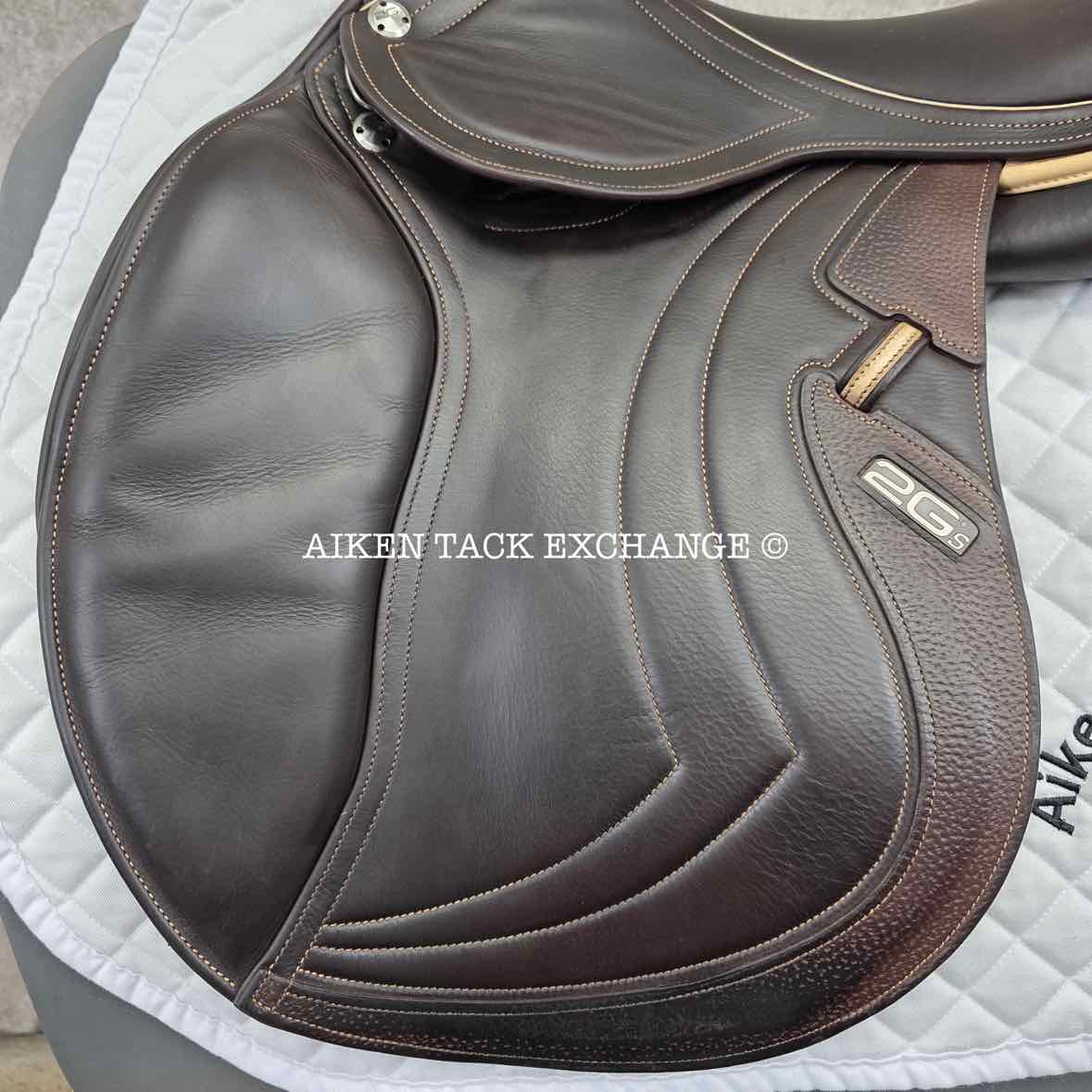 2016 CWD SE32 2GS Mademoiselle Close Contact Jump Saddle, 17.5" Seat - S2, 3L Flap, Dynamick Flex Tree - MW, Full Buffalo Leather