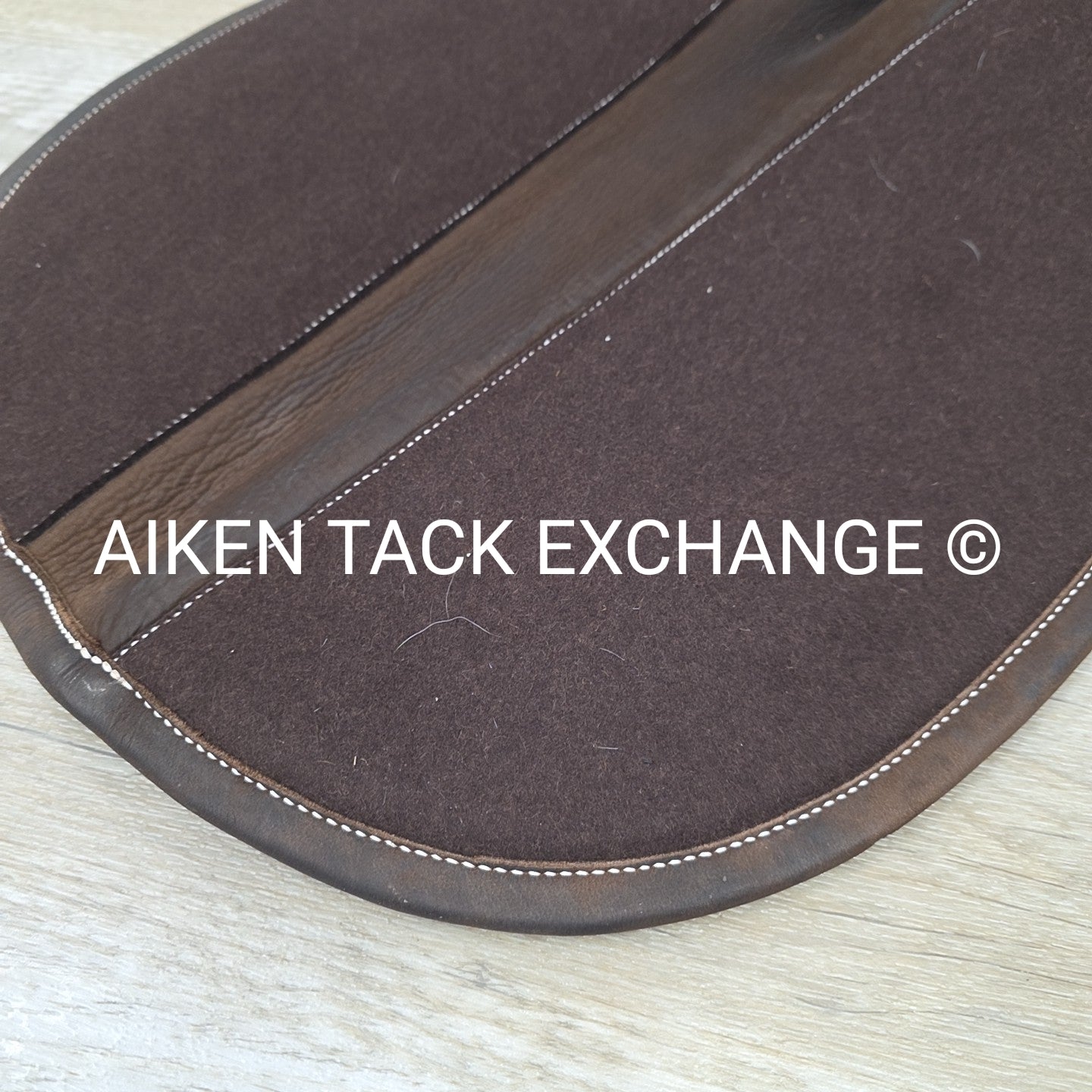 Voltaire Leather & Felt Half Pad, Size Large