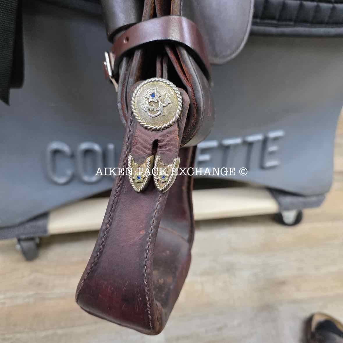 2001 Circle Y 2375 Equitation Western Saddle, 16.5" Seat, Regular Tree - Semi QH Bars
