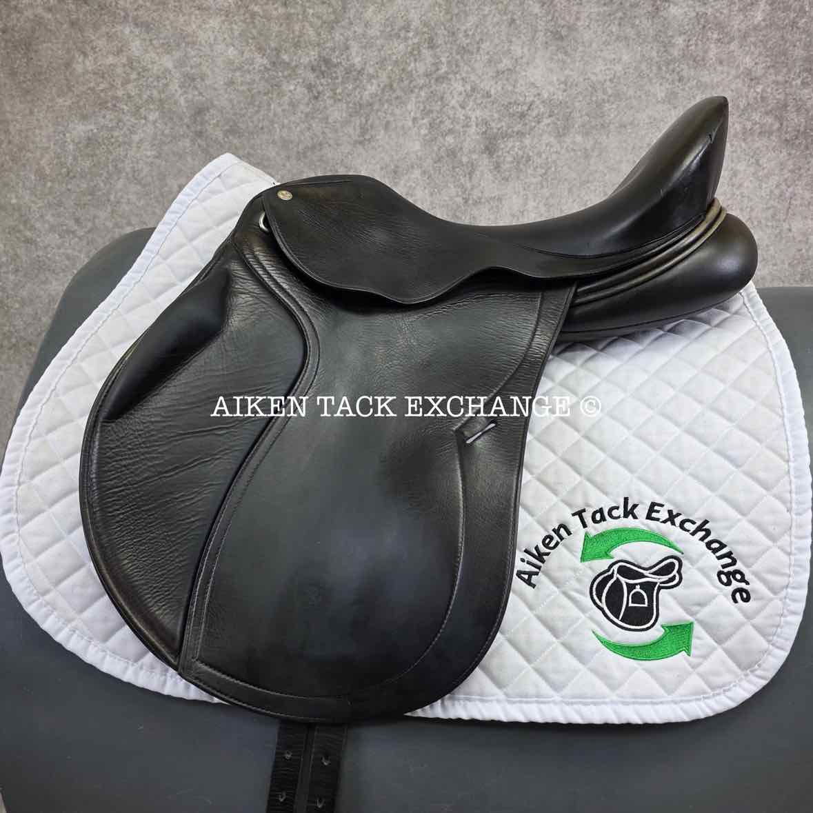 2012 DK Saddlery Liberty Monoflap All Purpose Jump Saddle, 17.5" Seat, Medium Wide Tree, Wool Flocked Panels