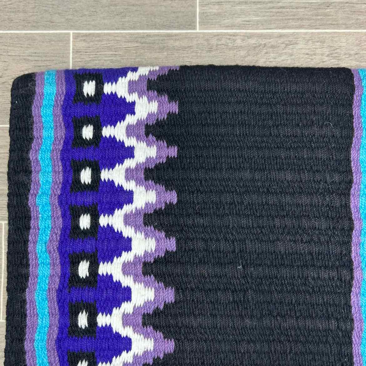 Kathy Williams Woven Western Show Pad, 100% Wool, Size 34" x 40"