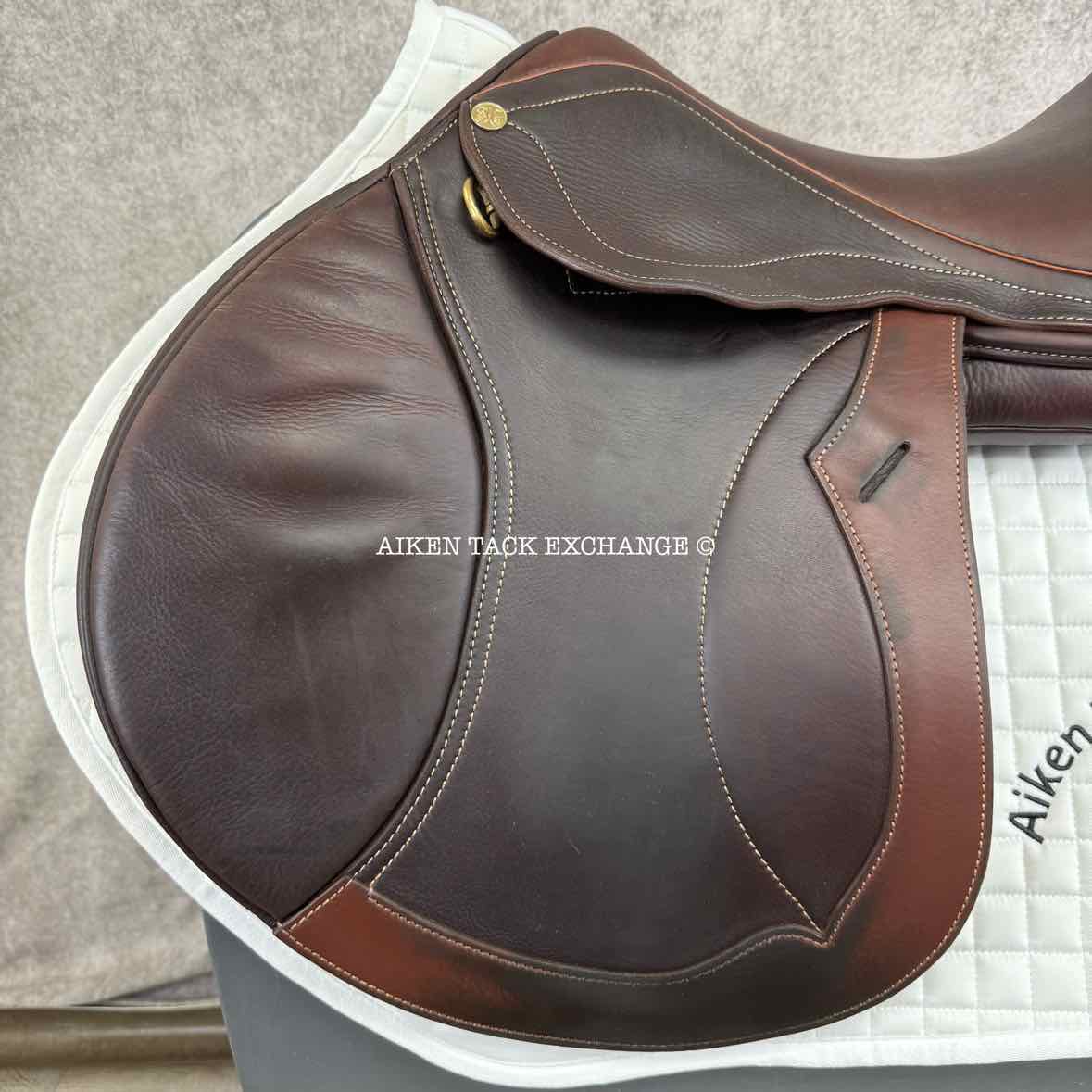 2017 Peter Horobin Stride Free Munich Jump Saddle, 17.5" Seat, Medium Wide Tree, Wool Flocked Panels