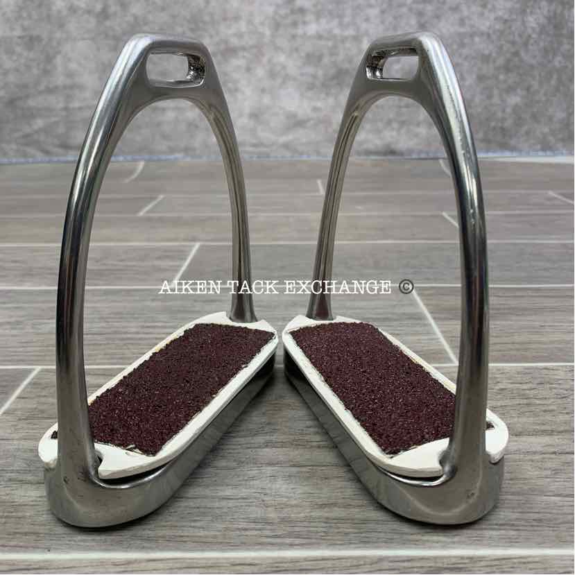 Korsteel Fillis Stirrup Irons with Sure Grip Non-Slip Pads, 4.5"