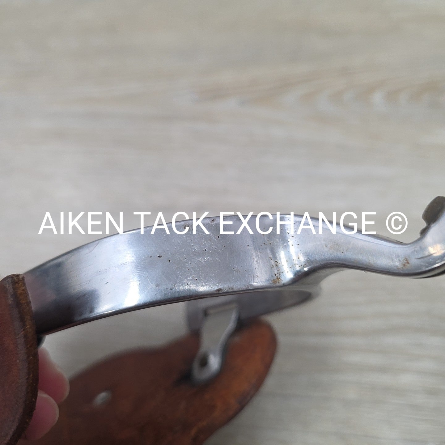 Western Rowel Spurs with Leather Straps