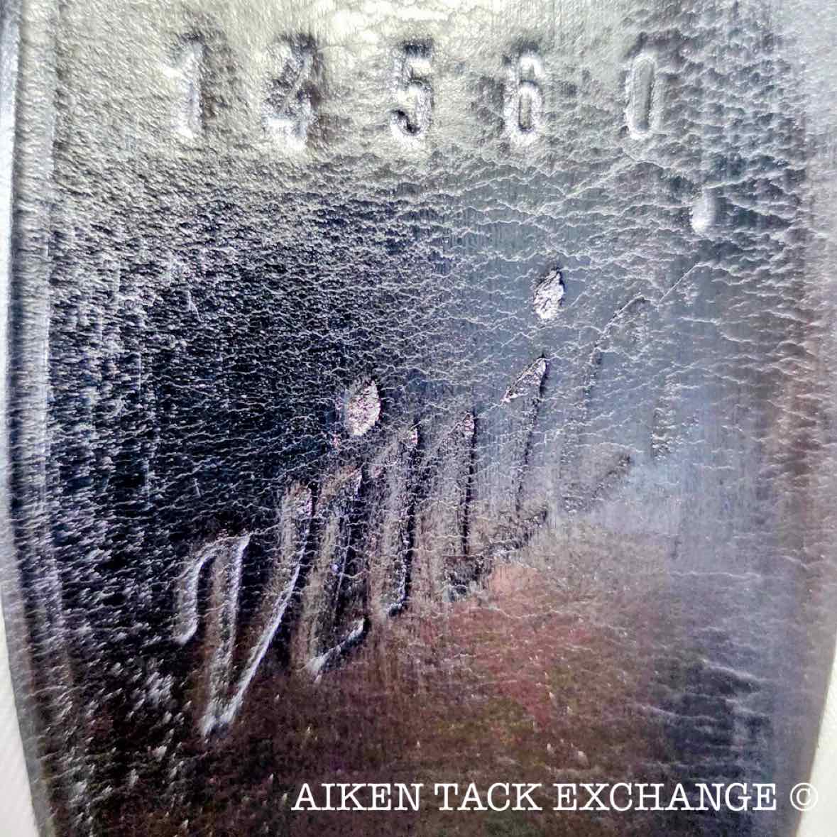 2011 Black Country Vinici Monoflap Dressage Saddle, 17.5" Seat, Medium Wide Tree, Wool Flocked Serge Panels