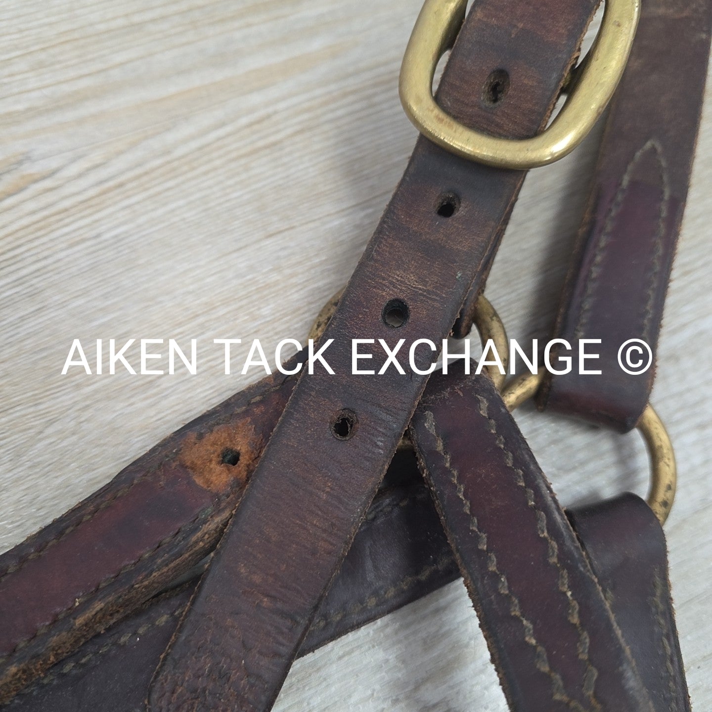 BARGAIN BUNDLE: Weaver Nylon Halter & Leather Halter, Size Full