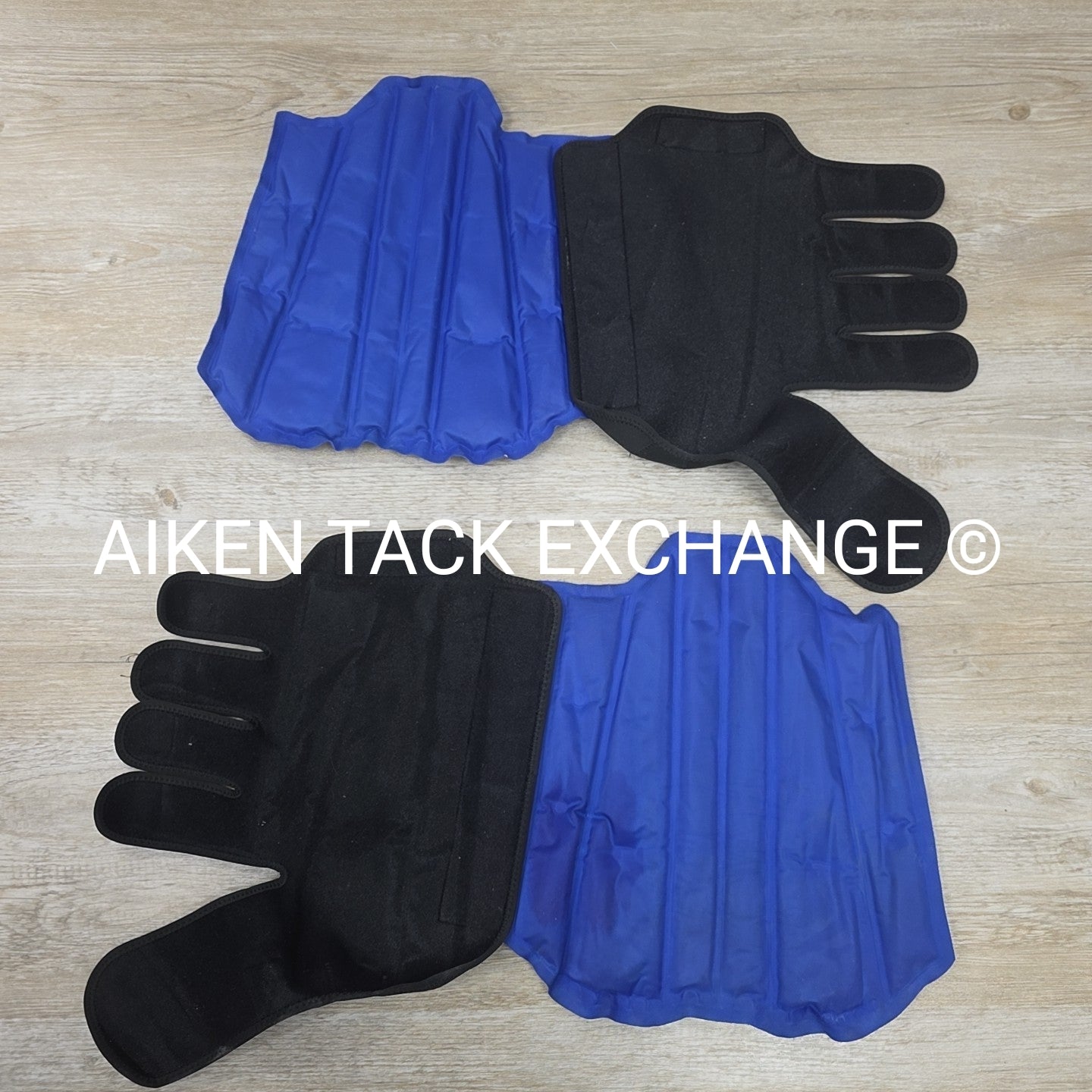 Cryochaps K2F Compression Ice Boots, Front & Hind, 4 Pastern Absolute Ice Wraps,