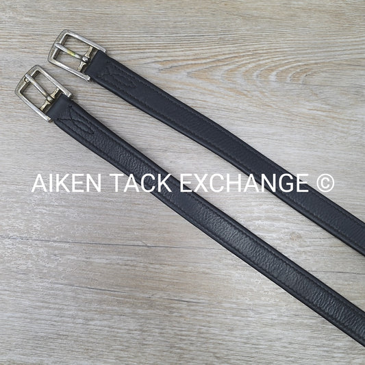 Harry Dabbs Stirrup Leathers, Black, 60"