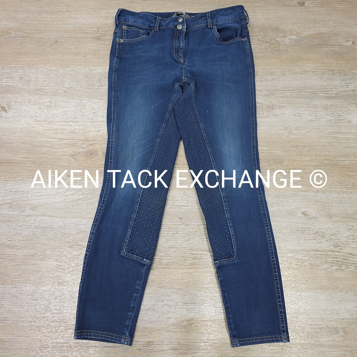Goode Rider Silicone Grip Full Seat Denim Breeches, Women's 28