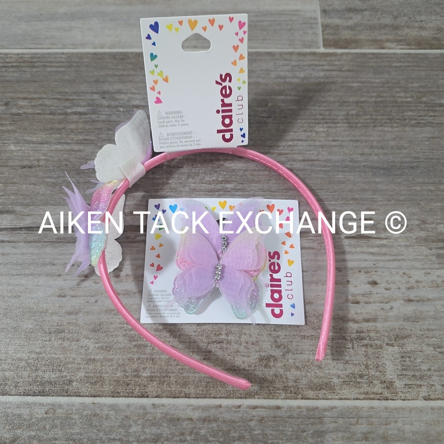 Claire's Hair Bundle - 1 Headband, 2 Hair Clips