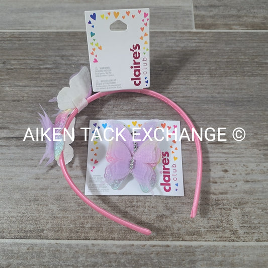 Claire's Hair Bundle - 1 Headband, 2 Hair Clips