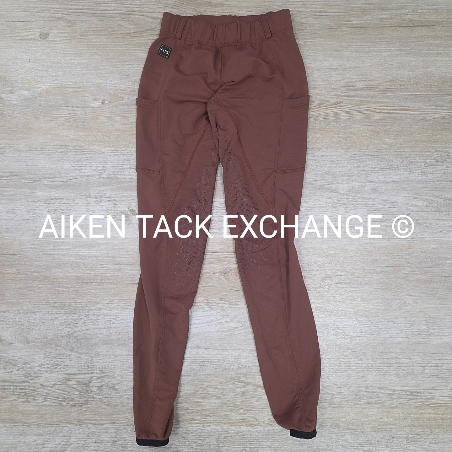 FITS Silicone Grip Knee Patch Riding Tights, Women's Small