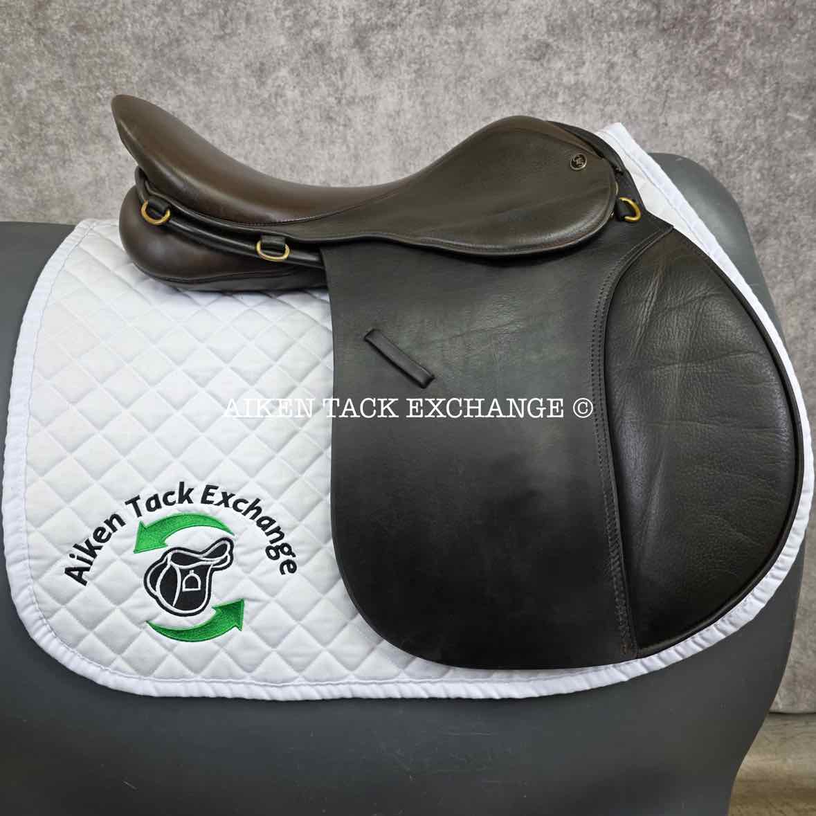 GFS Fieldhouse All Purpose Saddle, 17" Seat, Extra Wide Tree, Wool Flocked Panels