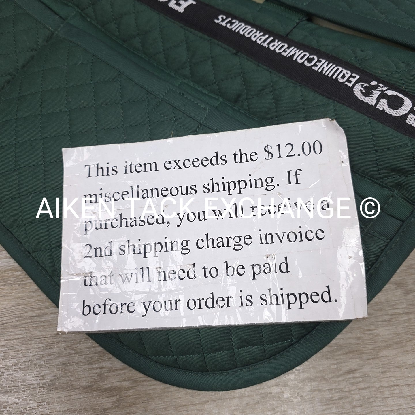 ECP Quilted Correction Half Pad, Missing Front Shims