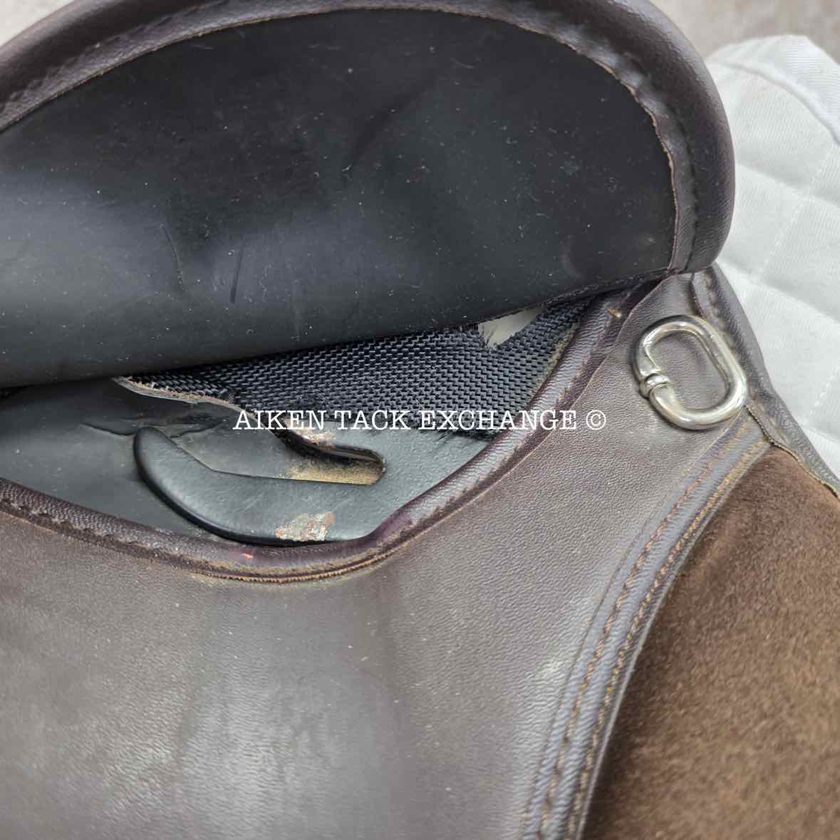 Thorowgood Synthetic All Purpose Saddle, 15.5" Seat, M/MW Tree, Wool Flocked Panels