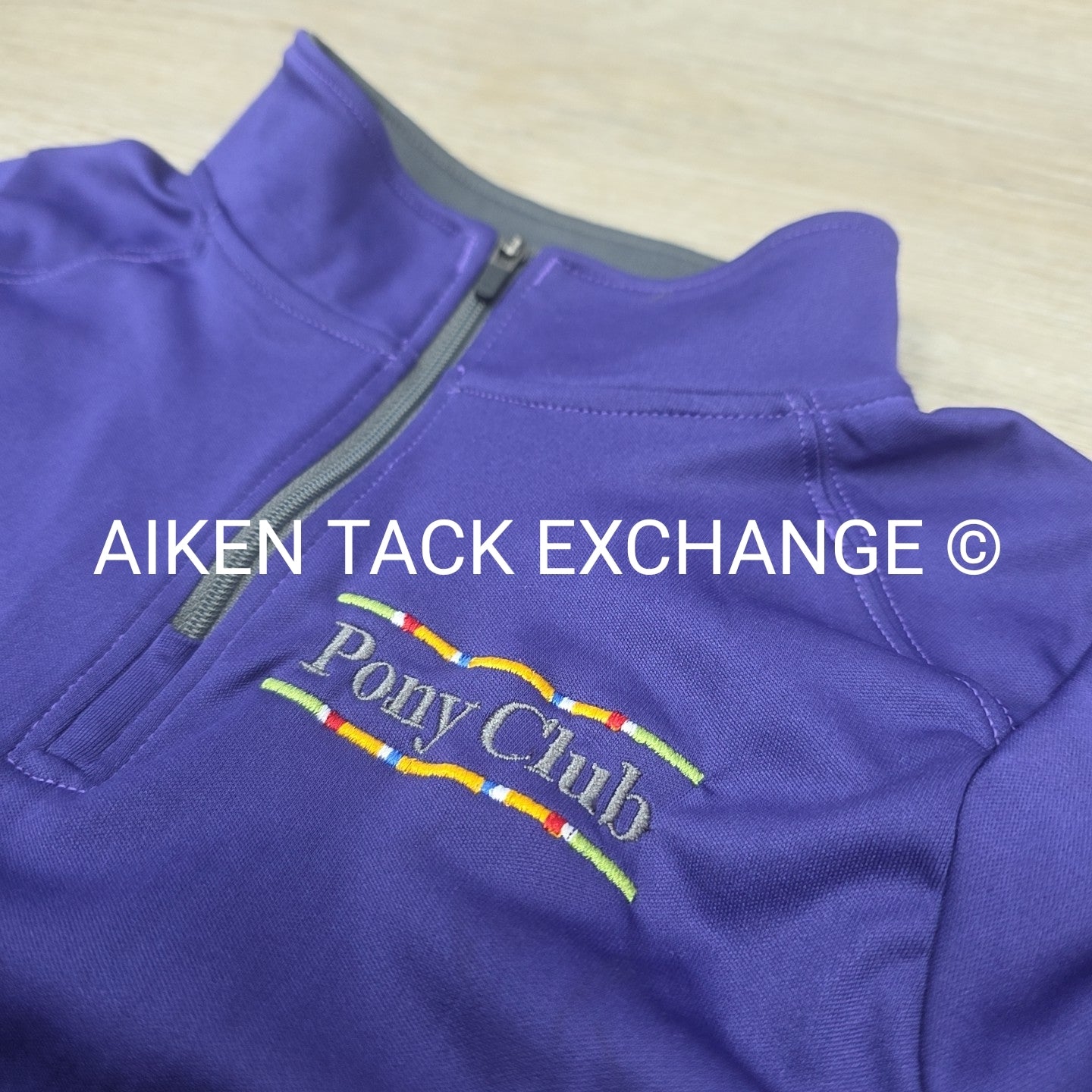 Pony Club Long Sleeve 1/4 Zip Top, Youth XL