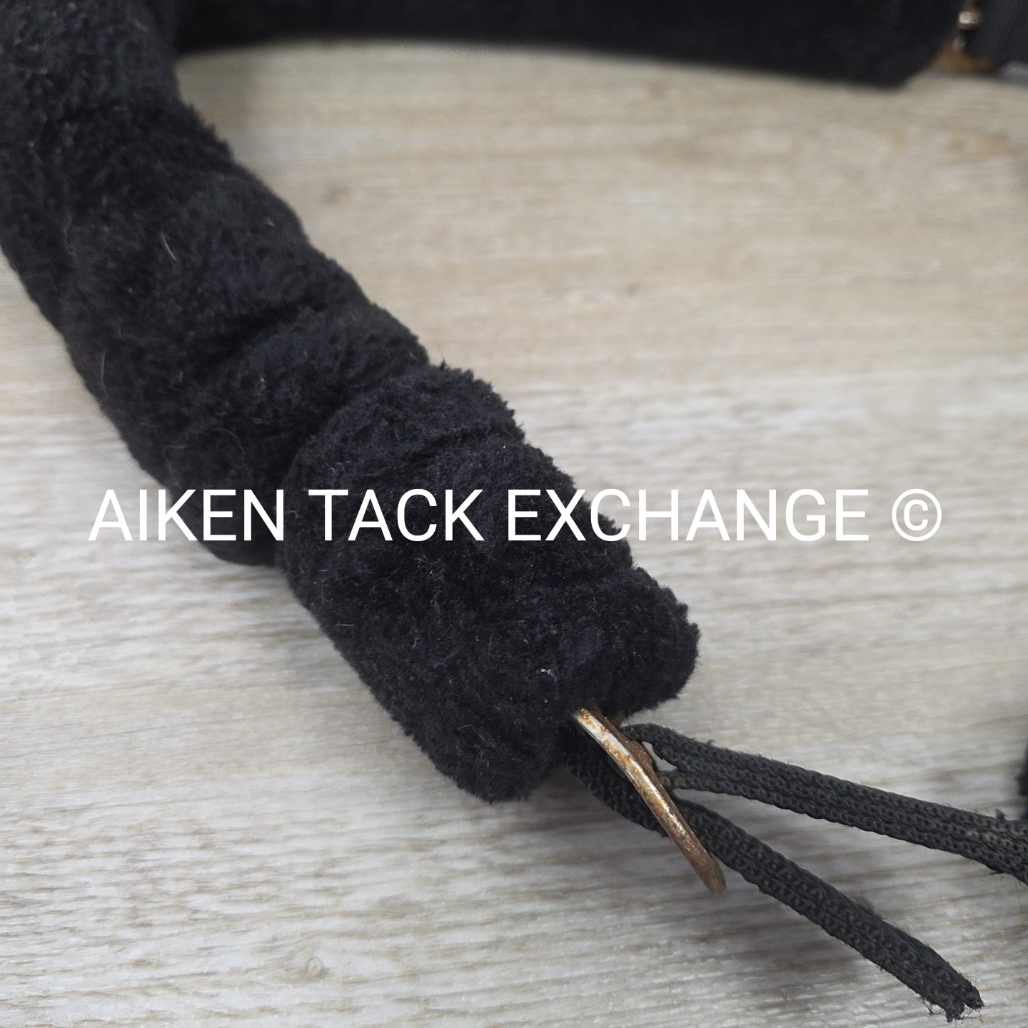 Cameo Fleece Halter, Black, Size Full