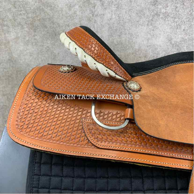 **SOLD** Shiloh Tack Roper Style Western Saddle, 16" Seat, Wide Tree - Full QH Bars