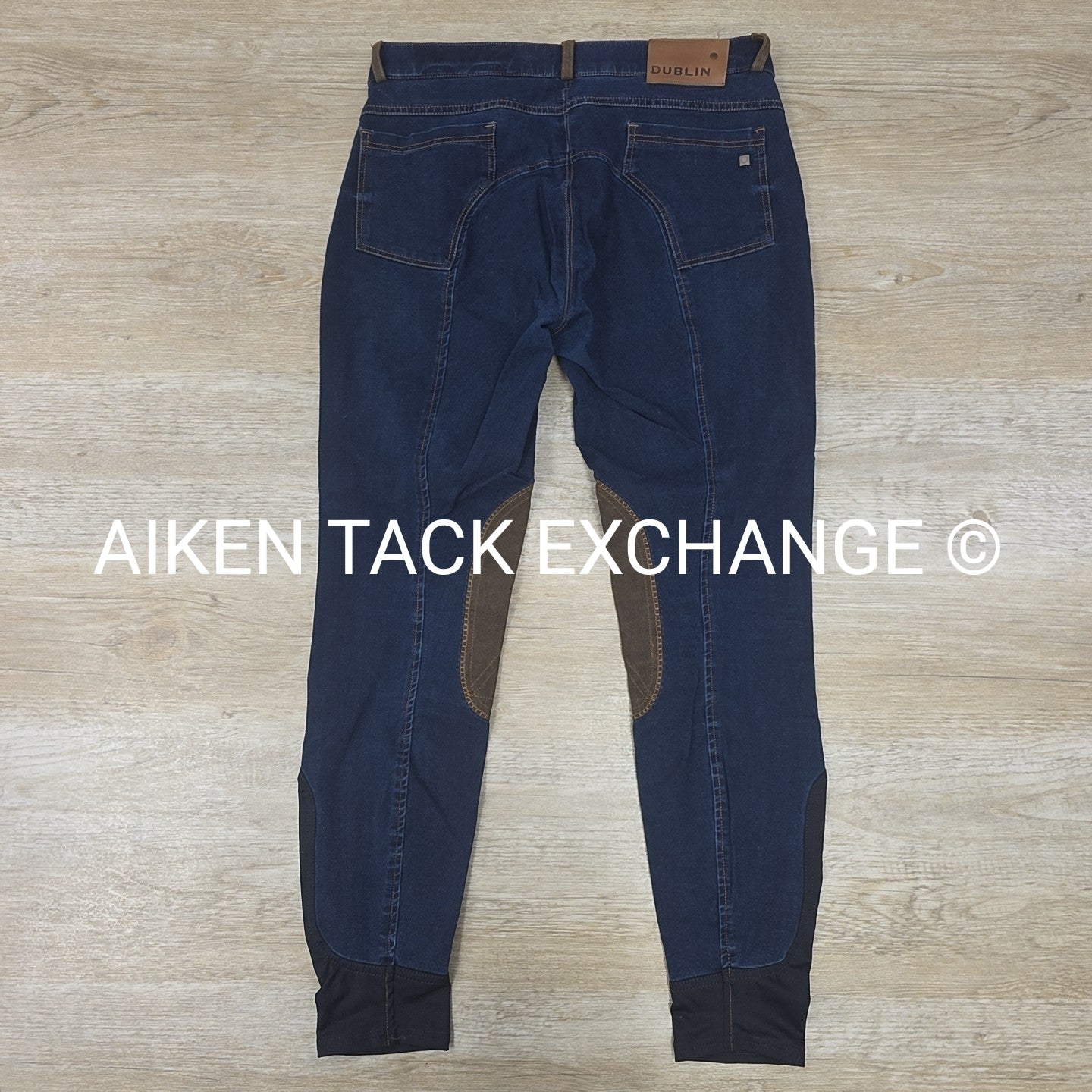 Dublin Shona Denim Knee Patch Breeches, Women's 30