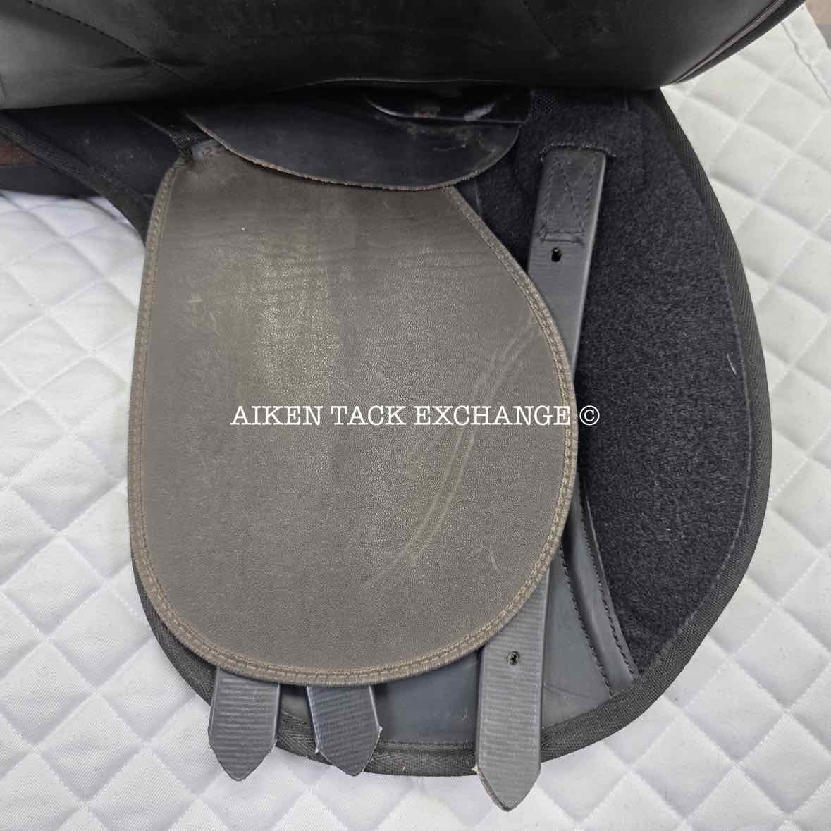 Thorowgood Synthetic All Purpose Saddle, 15.5" Seat, M/MW Tree, Wool Flocked Panels