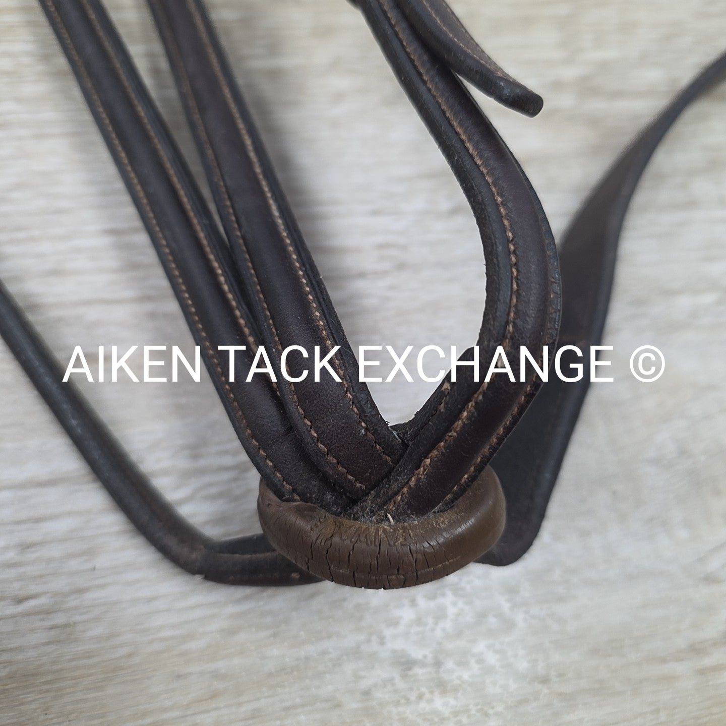 Aramas Fancy Stitched Raised Running Martingale, Brown, Size Full