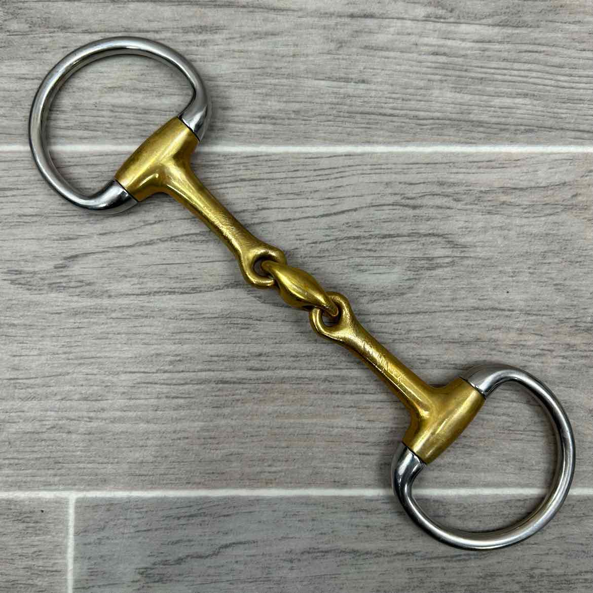 Neue Schule Trans Angled Lozenge Eggbutt Bradoon Bit 4.75"