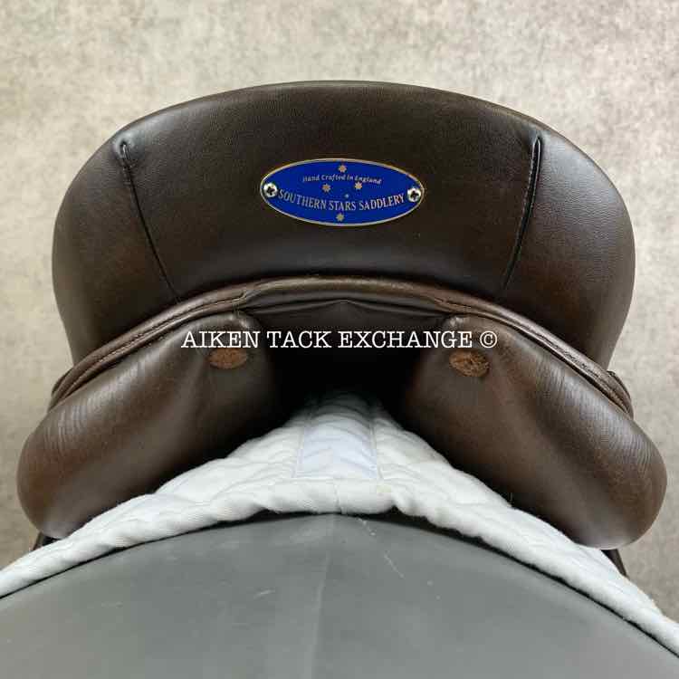 2012 Southern Stars Monoflap Dressage Saddle, 18" Seat, Wide Tree, Wool Flocked Panels
